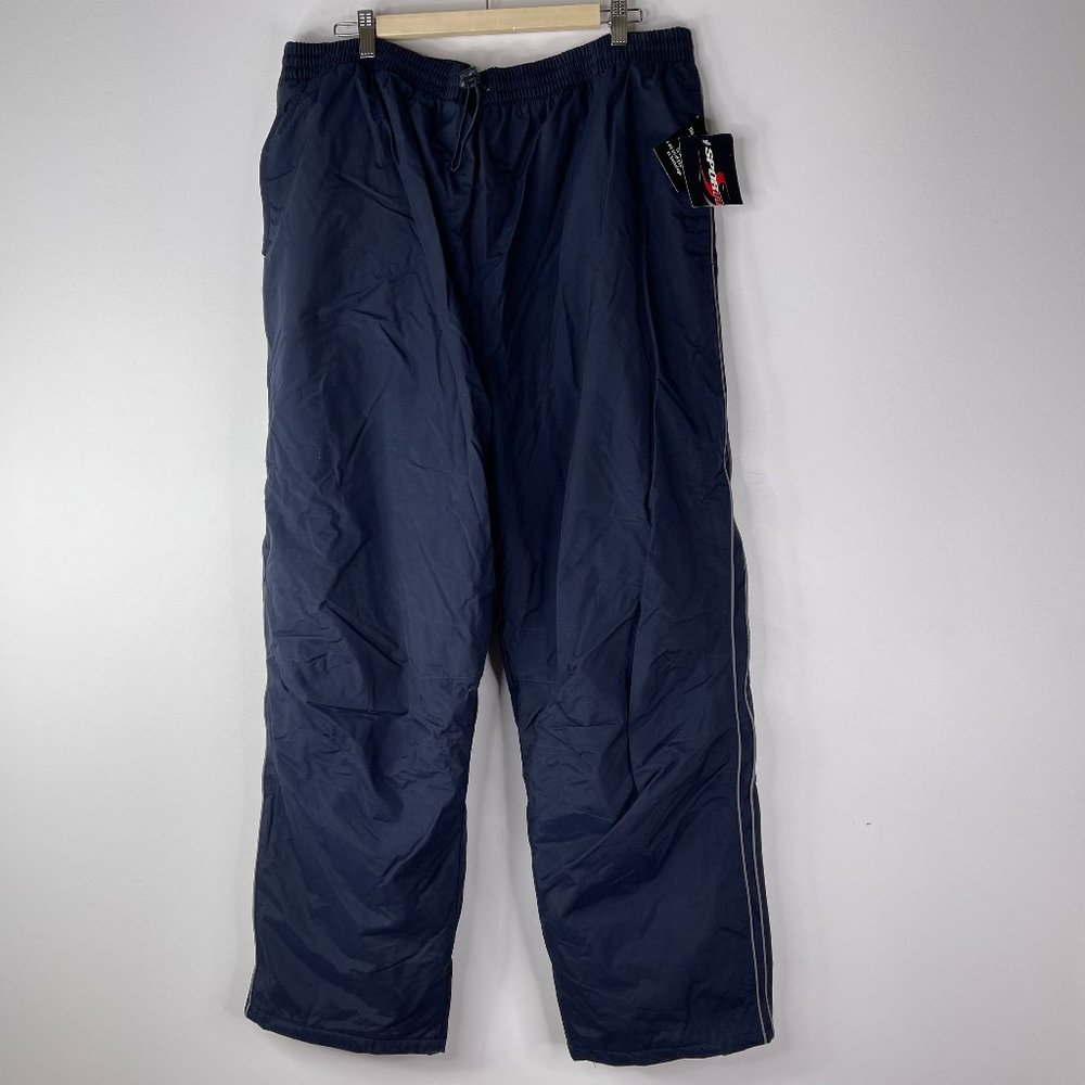 Sport Tek Mens Snow Ski Pants Navy Warm Lined Size 2XL  NWT